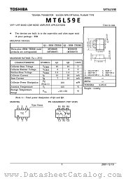 MT6L59E datasheet pdf TOSHIBA