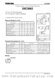 2SC3862 datasheet pdf TOSHIBA