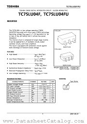 TC7SLU04F datasheet pdf TOSHIBA