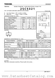 2SC5321 datasheet pdf TOSHIBA