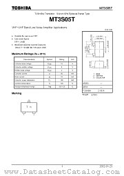 MT3S05T datasheet pdf TOSHIBA