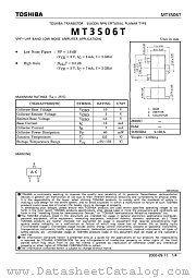 MT3S06T datasheet pdf TOSHIBA