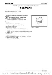 TA8256BH datasheet pdf TOSHIBA