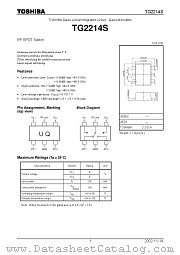 TG2214S datasheet pdf TOSHIBA