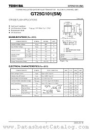 GT25G101(SM) datasheet pdf TOSHIBA