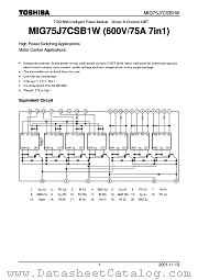 MIG75J7CSB1W datasheet pdf TOSHIBA