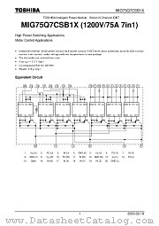 MIG75Q7CSB1X datasheet pdf TOSHIBA