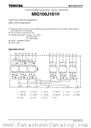 MIG100J101H datasheet pdf TOSHIBA