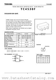 TC4S30F datasheet pdf TOSHIBA