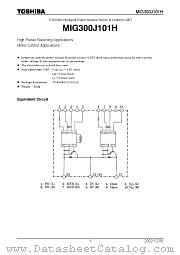 MIG300J101H datasheet pdf TOSHIBA