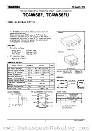 TC4W66FU datasheet pdf TOSHIBA