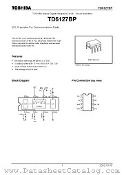 TD6127BP datasheet pdf TOSHIBA