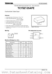 TC7SZ125AFE datasheet pdf TOSHIBA