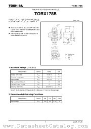 TORX178B datasheet pdf TOSHIBA