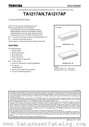 TA1217AN datasheet pdf TOSHIBA