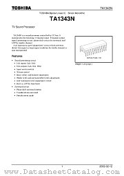 TA1343N datasheet pdf TOSHIBA