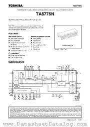 TA8776N datasheet pdf TOSHIBA