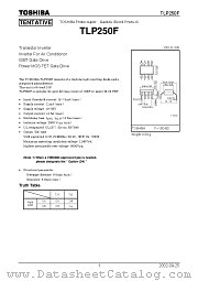 TLP250F datasheet pdf TOSHIBA