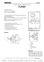 TLP557 datasheet pdf TOSHIBA