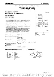 TLP559(IGM) datasheet pdf TOSHIBA