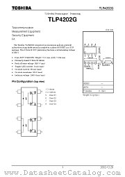 TLP4202G datasheet pdf TOSHIBA