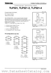 TLP321-2 datasheet pdf TOSHIBA