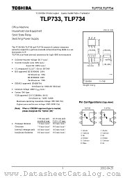 TLP734 datasheet pdf TOSHIBA