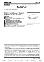 TA1204AF datasheet pdf TOSHIBA