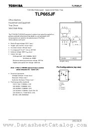 TLP665JF datasheet pdf TOSHIBA