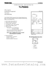 TLP666G datasheet pdf TOSHIBA