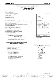 TLP666GF datasheet pdf TOSHIBA