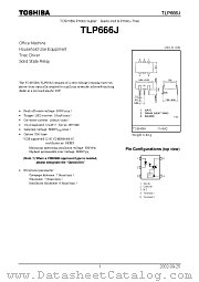 TLP666J datasheet pdf TOSHIBA