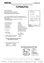 TLP668JF(S) datasheet pdf TOSHIBA