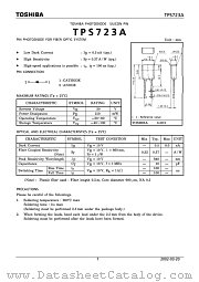 TPS723A datasheet pdf TOSHIBA