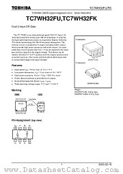 TC7WH32FU datasheet pdf TOSHIBA