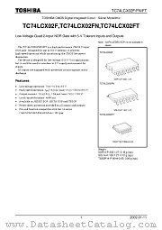 TC74LCX02FN datasheet pdf TOSHIBA