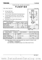 TLGD160 datasheet pdf TOSHIBA