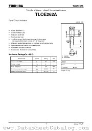 TLOE262A datasheet pdf TOSHIBA