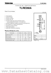 TLRE260A datasheet pdf TOSHIBA