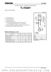 TLYU267 datasheet pdf TOSHIBA