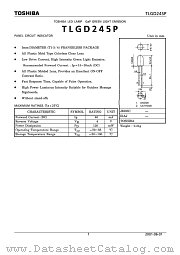 TLGD245P datasheet pdf TOSHIBA