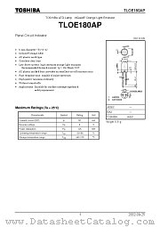 TLOE180AP datasheet pdf TOSHIBA