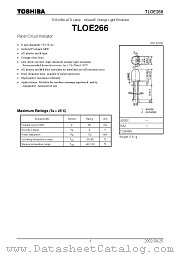 TLOE266 datasheet pdf TOSHIBA