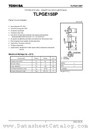 TLPGE158P datasheet pdf TOSHIBA