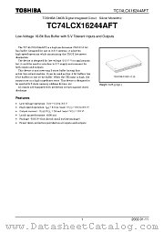 TC74LCX16244AFT datasheet pdf TOSHIBA