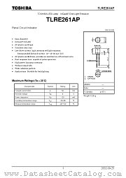 TLRE261AP datasheet pdf TOSHIBA