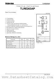 TLRE263AP datasheet pdf TOSHIBA