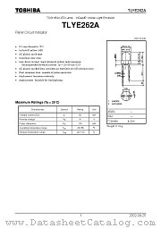 TLYE262A datasheet pdf TOSHIBA