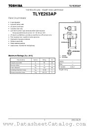 TLYE263AP datasheet pdf TOSHIBA