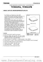 TC9322FA datasheet pdf TOSHIBA